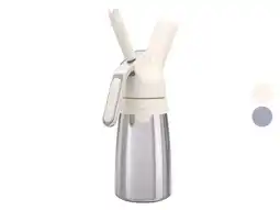 Lidl iSi Creative Whip Essential Slagroomspuit - RVS aanbieding