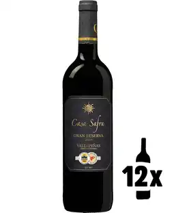 Wijnvoordeel 12 flessen Casa Safra Black Label Gran Reserva Voordeelpakket aanbieding