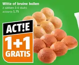 Poiesz Witte of bruine bollen aanbieding
