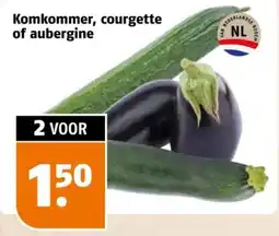 Poiesz Komkommer, courgette of aubergine aanbieding