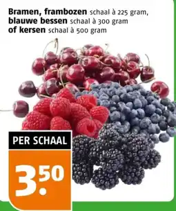 Poiesz Bramen, frambozen, blauwe bessen of kersen aanbieding
