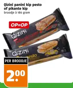 Poiesz Qizini panini kip pesto of pikante kip aanbieding