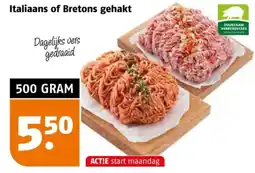 Poiesz Italiaans of Bretons gehakt aanbieding