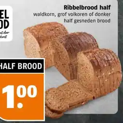 Poiesz Ribbelbrood half aanbieding