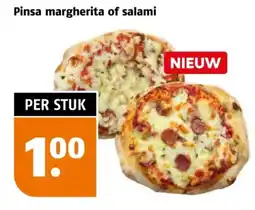 Poiesz Pinsa margherita of salami aanbieding