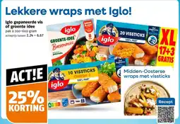 Poiesz Iglo gepaneerde vis of groente idee aanbieding