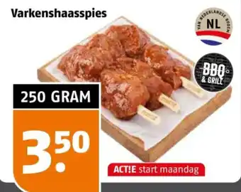 Poiesz Varkenshaasspies aanbieding