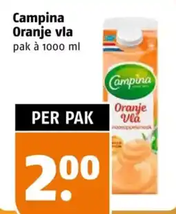 Poiesz Campina Oranje vla aanbieding