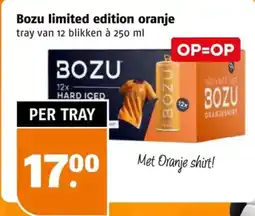 Poiesz Bozu limited edition oranje aanbieding