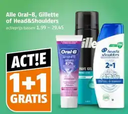 Poiesz Alle Oral-B, Gillette of Head&Shoulders aanbieding