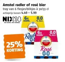 Poiesz Amstel radler of rosé bier aanbieding