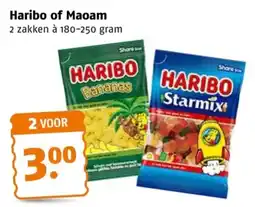 Poiesz Haribo of Maoam aanbieding