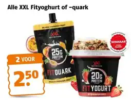 Poiesz Alle XXL Fityoghurt of -quark aanbieding