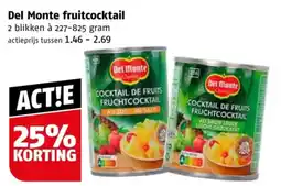 Poiesz Del Monte fruitcocktail aanbieding