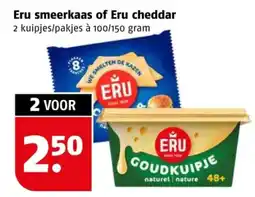 Poiesz Eru smeerkaas of Eru cheddar aanbieding