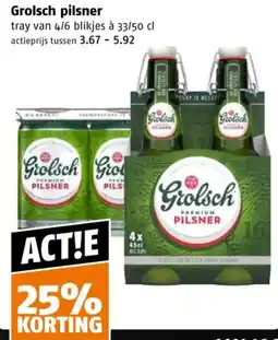 Poiesz Grolsch pilsner aanbieding