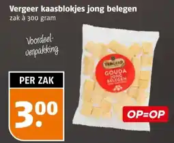 Poiesz Vergeer kaasblokjes jong belegen aanbieding