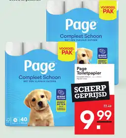 Sligro Page Toilet papier aanbieding
