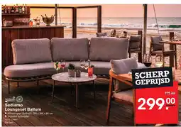 Sligro Sediamo Loungeset Ballum aanbieding