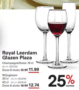 Sligro Royal Leerdam Glazen Plaza aanbieding