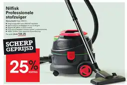 Sligro Nilfisk Professionele stofzuiger aanbieding