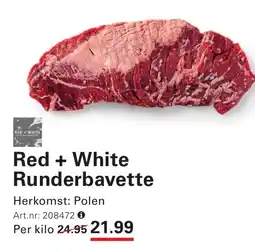 Sligro Red + White Runderbavette aanbieding