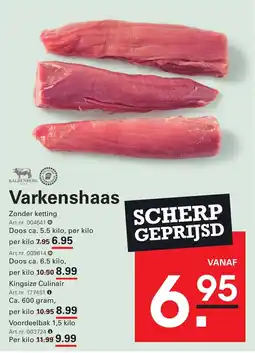 Sligro Varkenshaas aanbieding