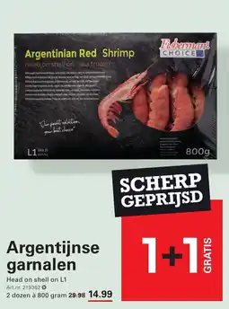 Sligro Argentijnse garnalen aanbieding