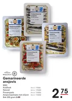 Sligro Gemarineerde ansjovis aanbieding