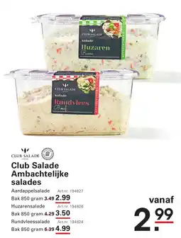 Sligro Club Salade Ambachtelijke salades aanbieding