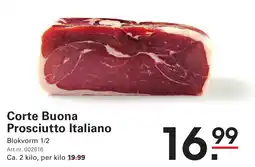 Sligro Corte Buona Prosciutto Italiano aanbieding