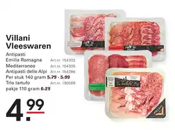 Sligro Villani Vleeswaren aanbieding