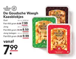 Sligro De Goudsche Waegh Kaasblokjes aanbieding