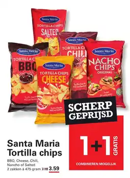 Sligro Santa maria tortilla chips aanbieding