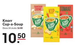 Sligro Knorr Cup a Soup aanbieding