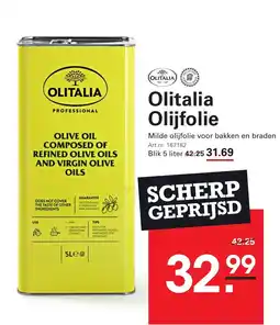 Sligro Olitalia Olijfolie aanbieding