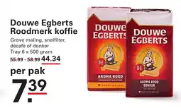 Sligro Douwe egberts roodmerk koffie aanbieding