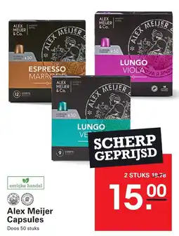 Sligro Alex meijer capsules aanbieding