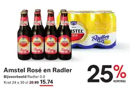 Sligro Amstel Rosé en Radler aanbieding