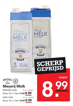 Sligro Meyerij Melk aanbieding