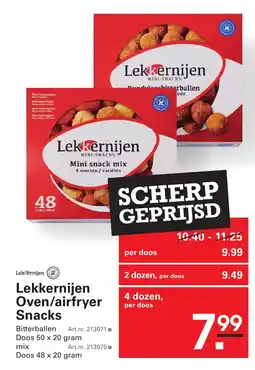 Sligro Lekkernijen Oven/airfryer Snacks aanbieding