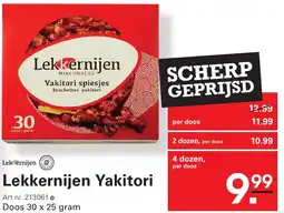 Sligro Lekkernijen Yakitori aanbieding