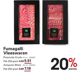 Sligro Fumagalli Vleeswaren aanbieding
