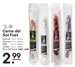Sligro Carne del Sol Fuet aanbieding