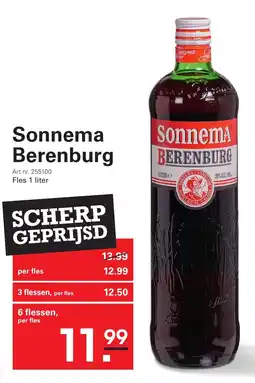 Sligro Sonnema Berenburg aanbieding