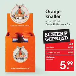 Sligro Oranje knaller aanbieding