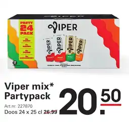 Sligro Viper mix* Partypack aanbieding