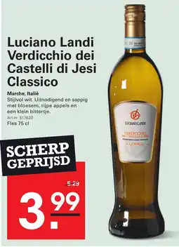 Sligro Luciano Landi Verdicchio dei Castelli di Jesi Classico aanbieding