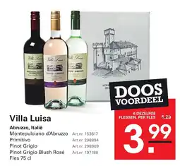 Sligro Villa Luisa aanbieding
