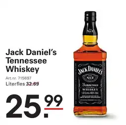 Sligro Jack Daniel's Tennessee Whiskey aanbieding